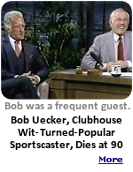 Bob Uecker, the clubhouse wit who turned his tales of inferiority as a major league catcher into a comic narrative that animated his second career as a sportscaster and commercial pitchman, died at his home in Menomonee Falls, Wis. He was 90.